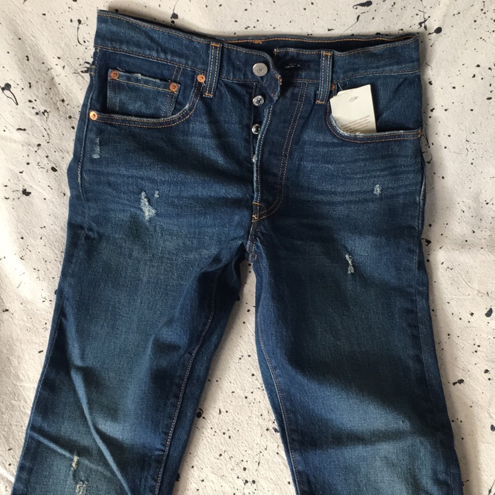 Levi’s 501 skinny button fly